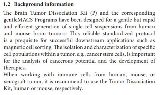 Brain Tumor Dissociation Kit (P), human